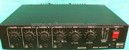 Magister Mixer Amplifier MAG 100; BEAG - Budapesti (ID = 1158244) Ampl/Mixer