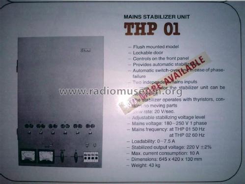 Mains Stabilizer Unit THP 01; BEAG - Budapesti (ID = 1806610) Power-S