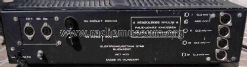 Mixer Amplifier AKT-400; BEAG - Budapesti (ID = 993279) Ampl/Mixer