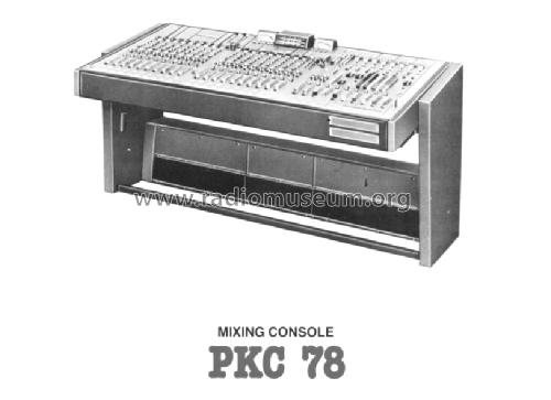 Mixing Console PKC 78; BEAG - Budapesti (ID = 1615700) Ampl/Mixer