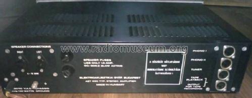 Qualiton Transistor Amplifier AET-230; BEAG - Budapesti (ID = 1724397) Ampl/Mixer