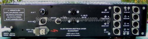 Qualiton Mixer Amplifier AET-453; BEAG - Budapesti (ID = 470483) Verst/Mix