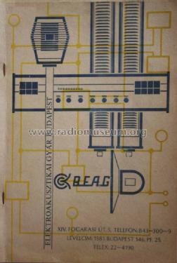 Qualiton Mixer Amplifier AET-453; BEAG - Budapesti (ID = 732940) Ampl/Mixer