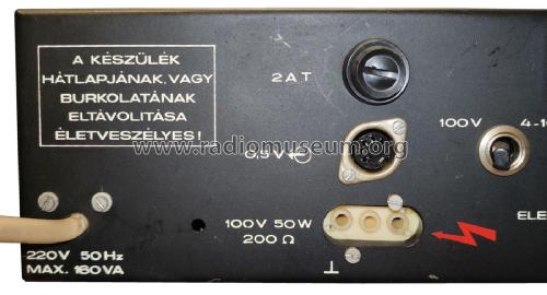 Qualiton Mixer Amplifier AET-453; BEAG - Budapesti (ID = 2954733) Ampl/Mixer