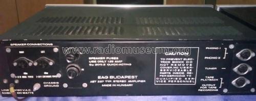 Qualiton Transistor Amplifier AET-227; BEAG - Budapesti (ID = 1724415) Ampl/Mixer