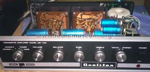 Qualiton Transistor Amplifier AET-230; BEAG - Budapesti (ID = 1725744) Ampl/Mixer