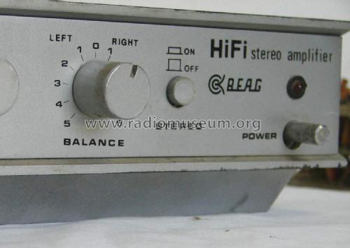 Stereo Amplifier AET 215; BEAG - Budapesti (ID = 1895037) Ampl/Mixer