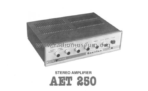 Stereo Amplifier AET-250; BEAG - Budapesti (ID = 1615846) Ampl/Mixer