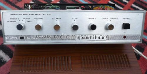 Stereo Amplifier AET-250; BEAG - Budapesti (ID = 993261) Ampl/Mixer