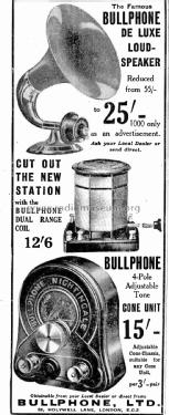 Bullphone Nightingale; Bullen, London (ID = 2702106) Speaker-P