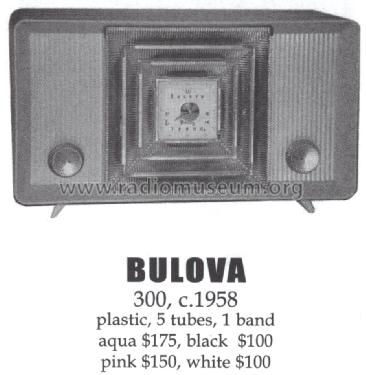 300 ; Bulova Watch Corp.; (ID = 1396524) Radio