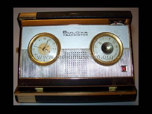 6 Transistor Travel Clock Radio 840; Bulova Watch Corp.; (ID = 2127050) Radio