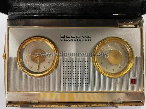 6 Transistor Travel Clock Radio 840; Bulova Watch Corp.; (ID = 2815243) Radio