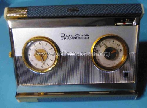 6 Transistor Travel Clock Radio 840; Bulova Watch Corp.; (ID = 2995153) Radio