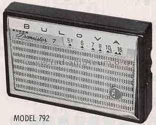 Super Transistor 7 795; Bulova Watch Corp.; (ID = 488770) Radio