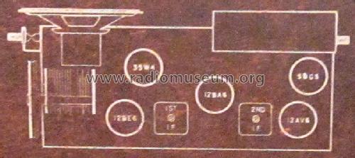 Clock Radio Model A ; Bulova Watch Corp.; (ID = 1490930) Radio