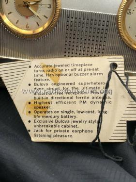 Alert-MK II Transistor 843; Bulova Watch Corp.; (ID = 2760256) Radio
