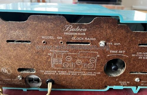 Clock Radio 120; Bulova Watch Corp.; (ID = 2851264) Radio