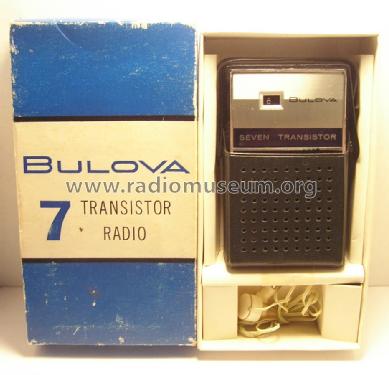 Seven Transistor Radio X105; Bulova Watch Corp.; (ID = 1427895) Radio