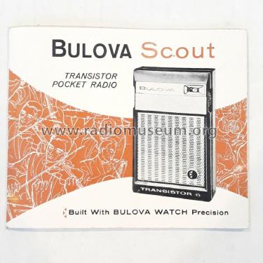 Transistor 6 'Scout' 820; Bulova Watch Corp.; (ID = 2649645) Radio