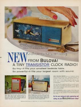 Transistor 6 'Scout' 820; Bulova Watch Corp.; (ID = 2831370) Radio