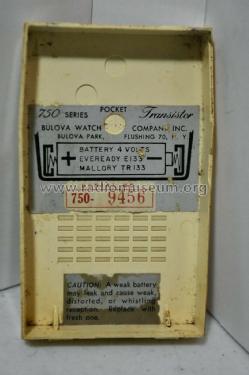Transistor Guardsman 750 Series; Bulova Watch Corp.; (ID = 2669382) Radio