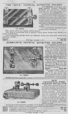 Jove Crystal Detector No. 8804; Bunnell & Co., J.H.; (ID = 2195203) Bauteil