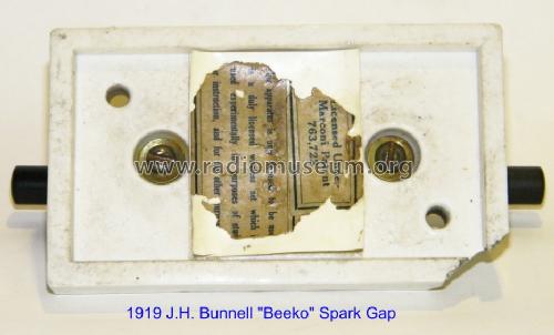 Beeko Spark Gap List No. 7750; Bunnell & Co., J.H.; (ID = 1014431) Amateur-D