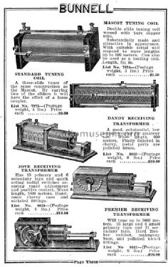 Bunnell Wireless Catalog Catalog no. 41 Nov. 1st 1919; Bunnell & Co., J.H.; (ID = 989983) Paper