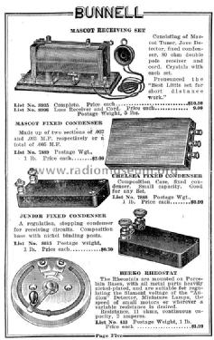 Bunnell Wireless Catalog Catalog no. 41 Nov. 1st 1919; Bunnell & Co., J.H.; (ID = 989985) Paper