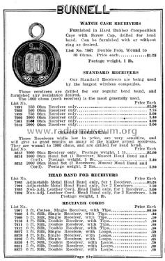 Bunnell Wireless Catalog Catalog no. 41 Nov. 1st 1919; Bunnell & Co., J.H.; (ID = 989987) Paper