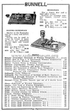 Bunnell Wireless Catalog Catalog no. 41 Nov. 1st 1919; Bunnell & Co., J.H.; (ID = 989990) Paper