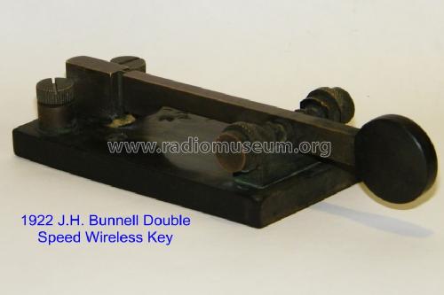 Double Speed Wireless Key No. 9270; Bunnell & Co., J.H.; (ID = 1014371) Morse+TTY