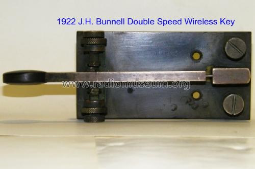 Double Speed Wireless Key No. 9270; Bunnell & Co., J.H.; (ID = 1014373) Morse+TTY