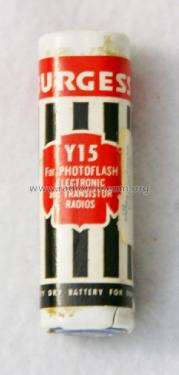 For Photoflash Electronic and Transistor Radios - +22½ Y15; Burgess Battery Co.; (ID = 1742493) A-courant