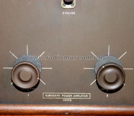 Power Amplifier Mk II ; Burndept Ltd. London (ID = 234170) Ampl/Mixer