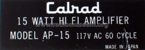 AP-15; Calrad - California (ID = 496630) Ampl/Mixer