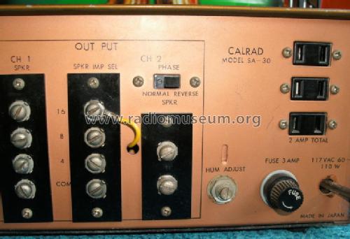 SA-30; Calrad - California (ID = 1037007) Ampl/Mixer
