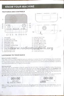 DAB/FM Alarm Clock Radio NE-6200; Bush Radio; London (ID = 1979779) Radio