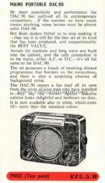 DAC90; Bush Radio; London (ID = 114404) Radio