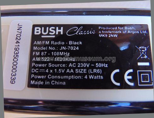 Bush Classic AM/FM Radio JN-7024; Bush Radio; London (ID = 2723917) Radio