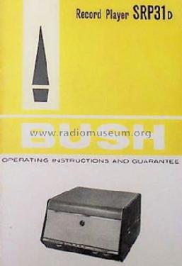 SRP31; Bush Radio Ltd.; (ID = 1131687) Ton-Bild