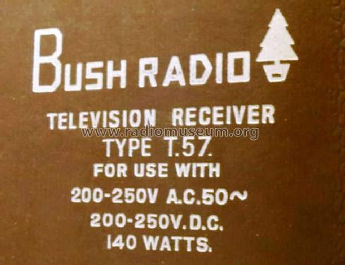 T57; Bush Radio; London (ID = 2447138) Television