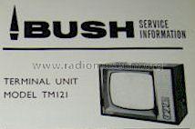 TM121; Bush Radio; London (ID = 1068427) Television