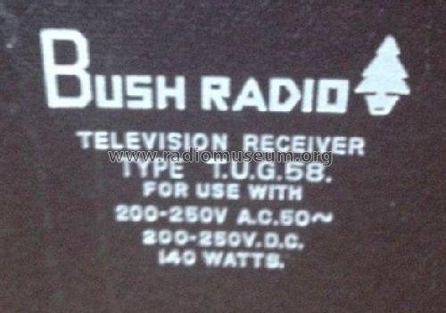 TUG58; Bush Radio; London (ID = 1963624) Television