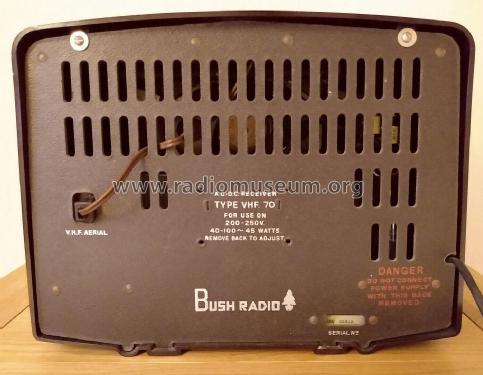 VHF70; Bush Radio; London (ID = 2880918) Radio