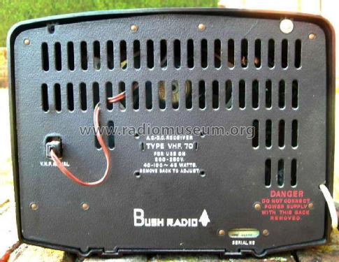 VHF70; Bush Radio; London (ID = 420039) Radio