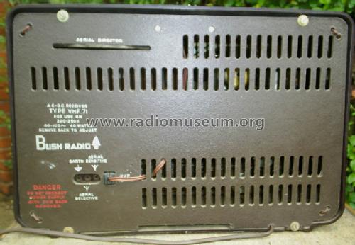 VHF71; Bush Radio; London (ID = 330430) Radio