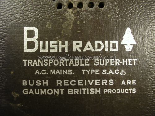 SAC5; Bush Radio Ltd.; (ID = 3272803) Radio