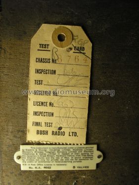 SAC5; Bush Radio Ltd.; (ID = 3272805) Radio